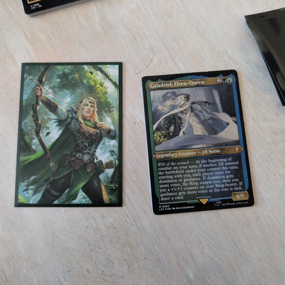 Card Set - Green and Blue